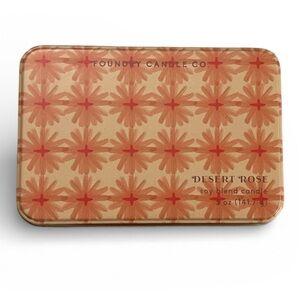 Candle Desert Rose Scented 5 oz. Candle Soy Blend